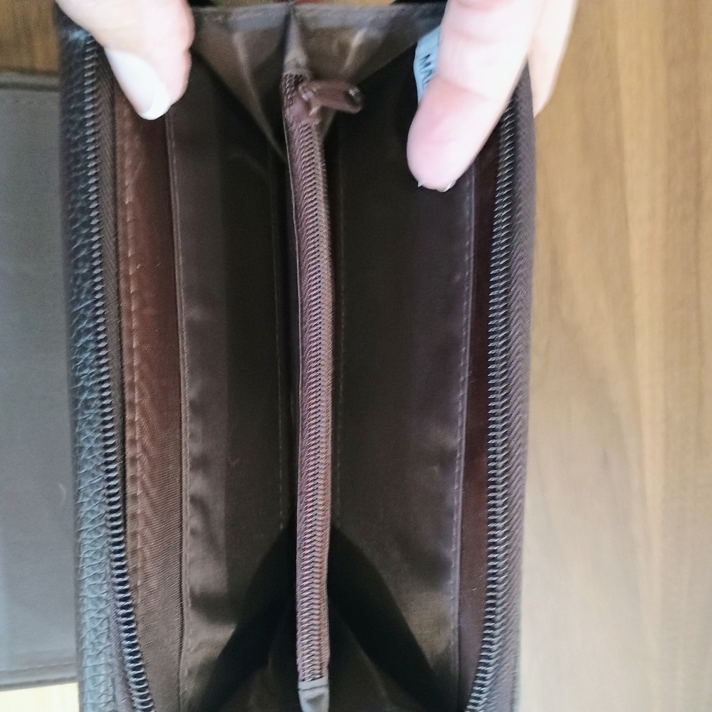 Candie's Brown Vegan Leather Wallet - Picture 6 of 6